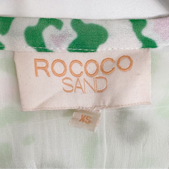 ROCOCO SAND Rainbow Leopard Sequin Button Down Sleeveless Maxi Dress - Picture 4 of 10